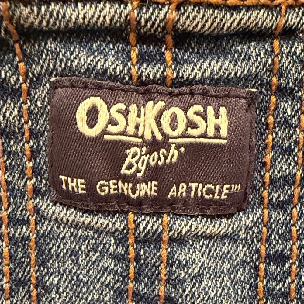 🧵 OshKosh B’gosh 5T Denim Overalls | Classic Vestbak Toddler Jean Dungarees